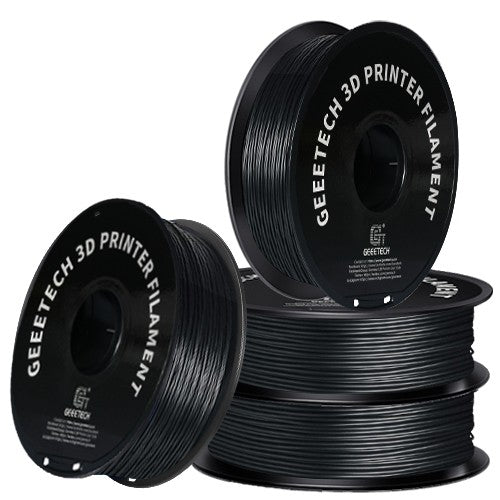 GEEETECH ABS+ 3D Printe Filament 1.75mm, 1kg Spool, 4 Rolls Bundle