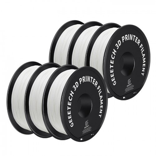 GEEETECH ABS+ 3D Printe Filament 1.75mm, 1kg Spool, 6 Rolls Bundle