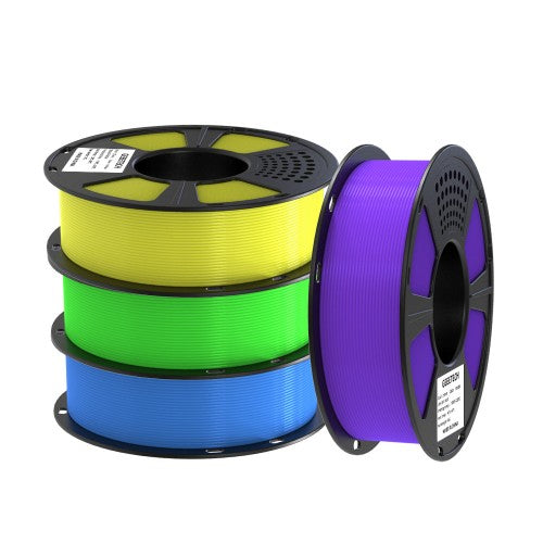 GEEETECH PLA 3D Printe Filament 1.75mm, 1kg Spool,4 Rolls Bundle