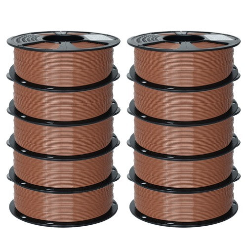GEEETECH PLA 3D Printer Filament 1.75mm, 1kg Spool, 10 Rolls Bundle