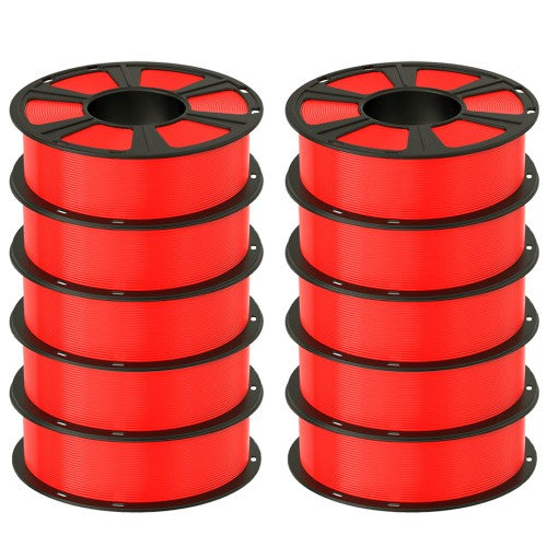 GEEETECH PLA 3D Printer Filament 1.75mm, 1kg Spool, 10 Rolls Bundle