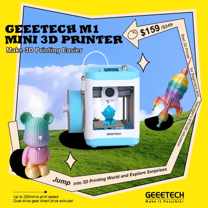 GEEETECH M1 Mini Faster 3D Printer