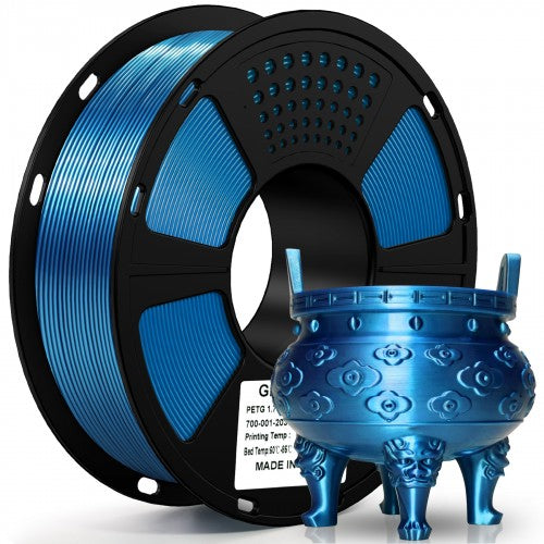 GEEETECH PETG Metal 3D Printer Filament 1.75mm, 1kg Spool