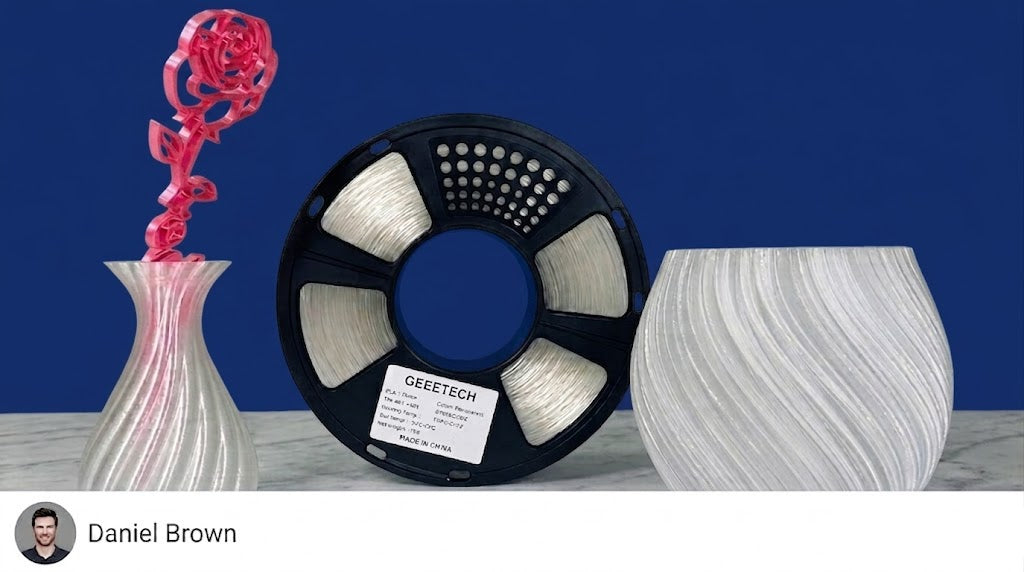 Clear 3D filament