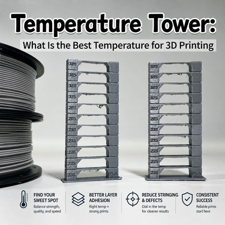 Temperature Tower: What Is the Best Temperature for 3D Printing