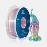 GEEETECH PLA Silk Rainbow 3D Printer Filament 1.75mm, 1kg Spool