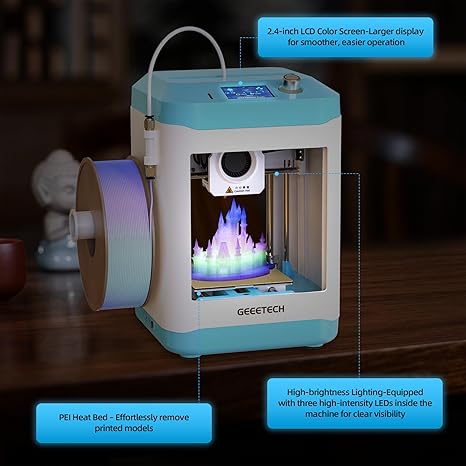 GEEETECH M1 Mini Faster 3D Printer