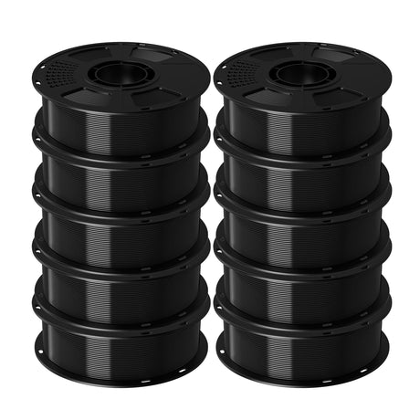 Geeetech black TPU filament bundle 10 rolls