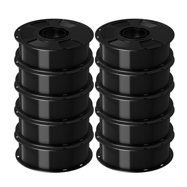 Geeetech black TPU filament bundle 10 rolls
