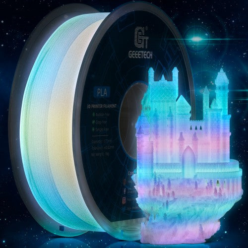 GEEETECH PLA Luminous 3D Printer Filament 1.75mm, 1kg Spool