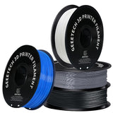 GEEETECH ABS+ 3D Printe Filament 1.75mm, 1kg Spool, 4 Rolls Bundle