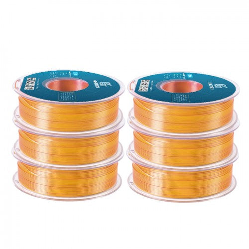 GEEETECH PLA Silk impression 3De Filament 1.75mm, 1kg Spool, 6 Rolls Bundle
