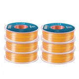 GEEETECH PLA Silk impression 3De Filament 1.75mm, 1kg Spool, 6 Rolls Bundle