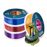 GEEETECH Silk PLA 3D Printe Filament 1.75mm, 1kg Spool,4 Rolls Bundle