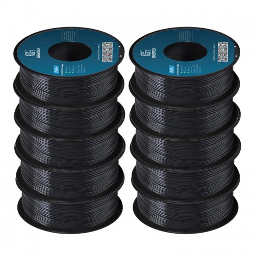 GEEETECH ABS+ 3D Printe Filament 1.75mm, 1kg Spool, 10 Rolls Bundle