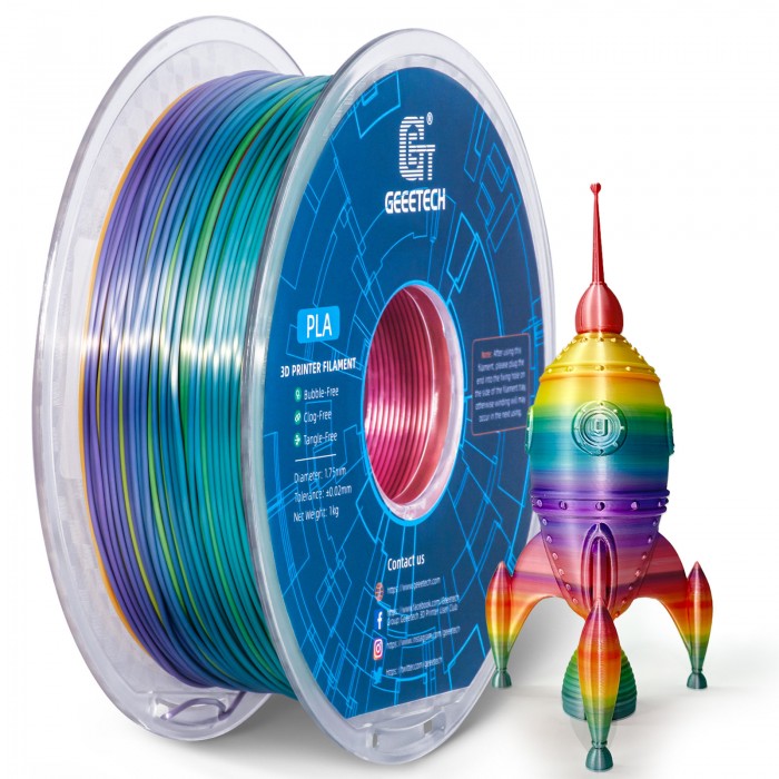 PLA Silk Rainbow Filament