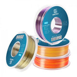 GEEETECH Silk PLA 3D Printe Filament 1.75mm, 1kg Spool,4 Rolls Bundle