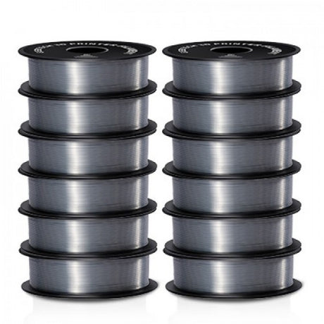 GEEETECH Silk PLA 3D Printe Filament 1.75mm, 1kg Spool, 12 Rolls Bundle