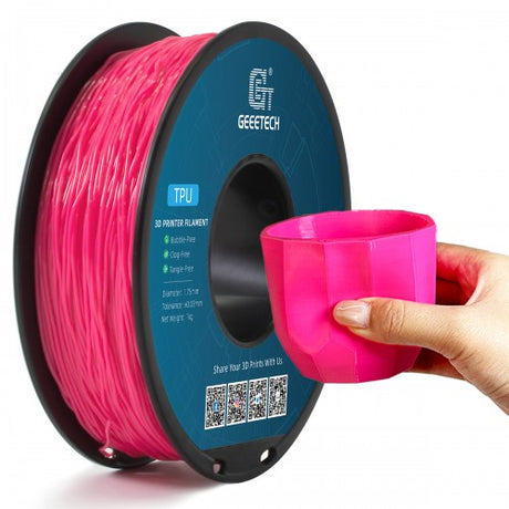 GEEETECH TPU 3D Printer Filament 1.75mm, 1kg Spool