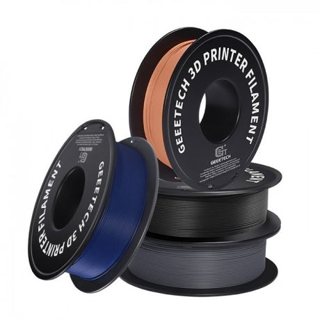 GEEETECH Matte PLA 3D Printe Filament 1.75mm, 1kg Spool, 4 Rolls Bundle