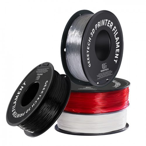 GEEETECH TPU 3D Printe Filament 1.75mm, 1kg Spool, 4 Rolls Bundle