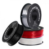 GEEETECH TPU 3D Printe Filament 1.75mm, 1kg Spool, 4 Rolls Bundle