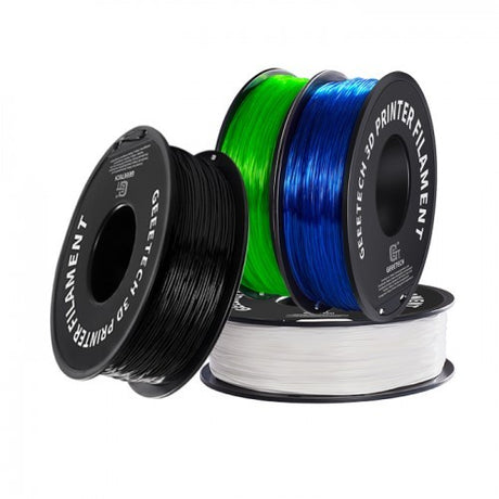 GEEETECH TPU 3D Printe Filament 1.75mm, 1kg Spool, 4 Rolls Bundle