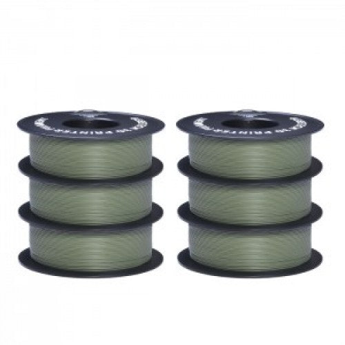 GEEETECH Matte PLA 3D Printe Filament 1.75mm, 1kg Spool, 6 Rolls Bundle