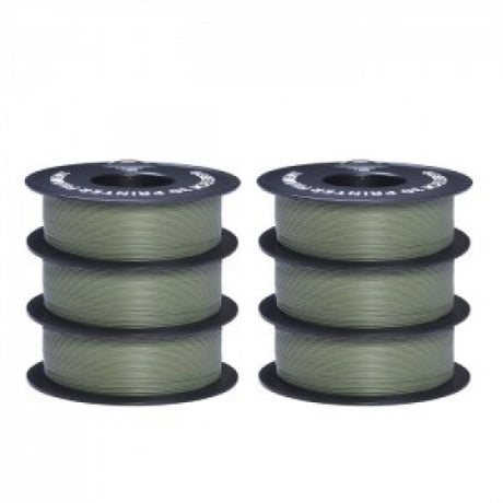 GEEETECH Matte PLA 3D Printe Filament 1.75mm, 1kg Spool, 6 Rolls Bundle