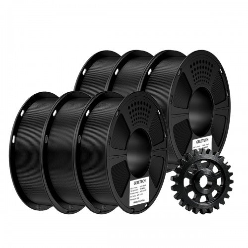 GEEETECH ASA 3D Printe Filament 1.75mm, 1kg Spool, 6 Rolls Bundle