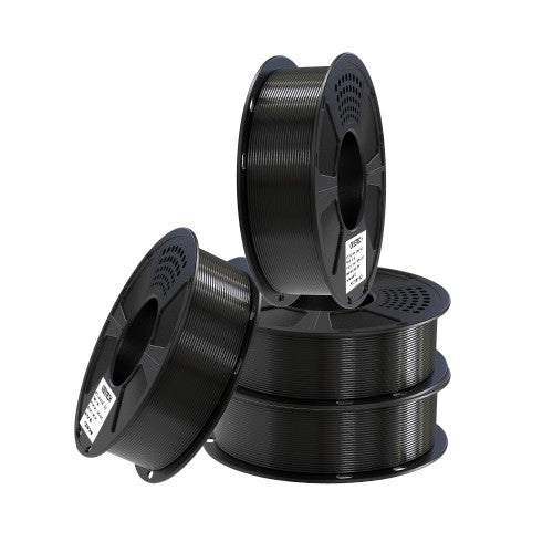 GEEETECH PETG 3D Printe Filament 1.75mm, 1kg Spool,4 Rolls Bundle