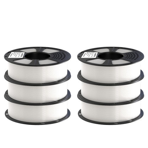 GEEETECH PETG 3D Printe Filament 1.75mm, 1kg Spool,6 Rolls Bundle