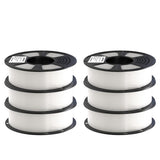 GEEETECH PETG 3D Printe Filament 1.75mm, 1kg Spool,6 Rolls Bundle