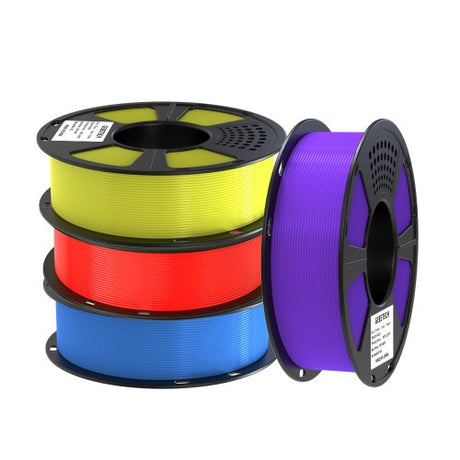 GEEETECH PLA 3D Printe Filament 1.75mm, 1kg Spool,4 Rolls Bundle