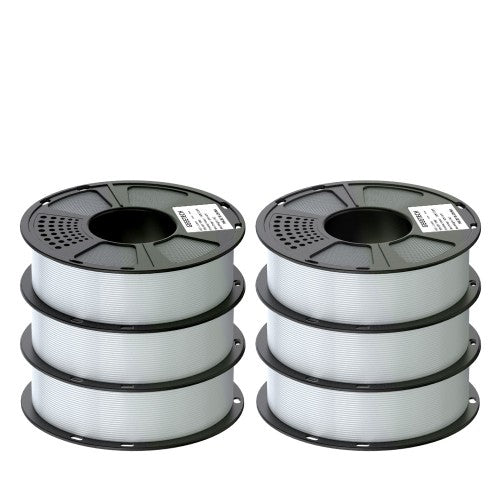 GEEETECH PLA 3D Printe Filament 1.75mm, 1kg Spool, 6 Rolls Bundle