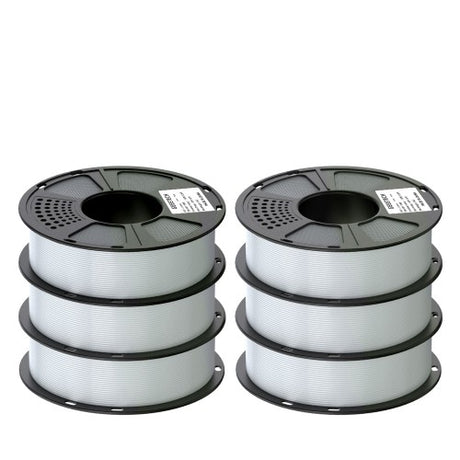 GEEETECH PLA 3D Printe Filament 1.75mm, 1kg Spool, 6 Rolls Bundle