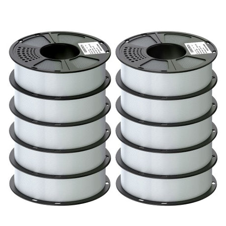 GEEETECH PLA 3D Printer Filament 1.75mm, 1kg Spool, 10 Rolls Bundle