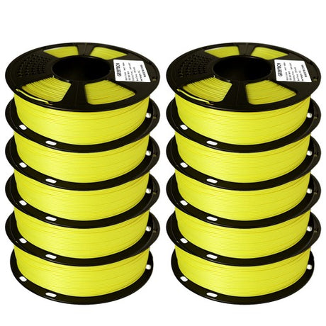 GEEETECH PLA 3D Printer Filament 1.75mm, 1kg Spool, 10 Rolls Bundle