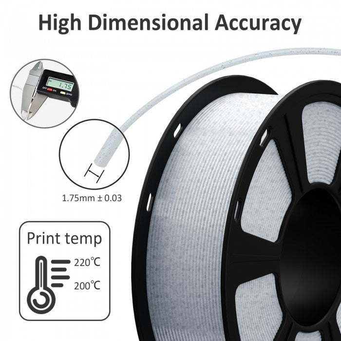 GEEETECH PLA Marble 3D Printer Filament 1.75mm, 1kg Spool