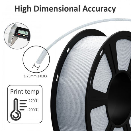 GEEETECH PLA Marble 3D Printer Filament 1.75mm, 1kg Spool