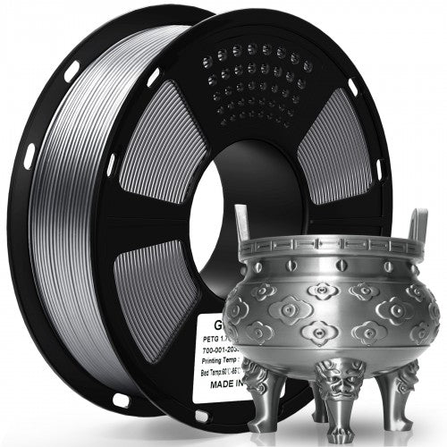 GEEETECH PETG Metal 3D Printer Filament 1.75mm, 1kg Spool