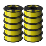 Geeetech yellow PETG filament bundle 10 rolls
