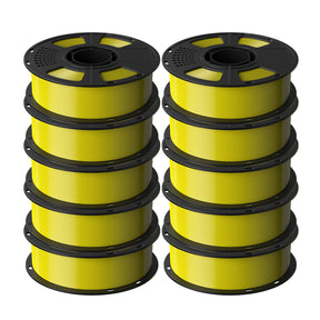 Geeetech yellow PETG filament bundle 10 rolls