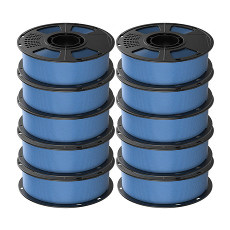 Geeetech blue matte PLA filament bundle 10 rolls