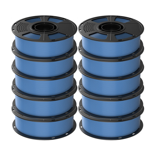 Geeetech blue matte PLA filament bundle 10 rolls